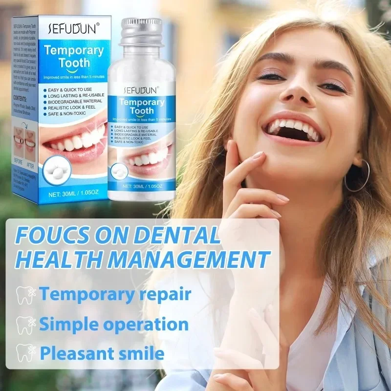 Temporary Tooth Repair Glue Filling Solid Denture Hot Melt Adhesive Shapeable Teeth Gaps Mouth Safety Dental Supplies Oral Care