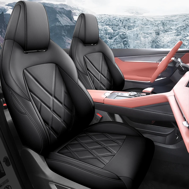 Premium Leather Car Seat Cover For Chang'an CS75 PLUS 2023 2024 Waterproof Seat Cushion Styling  interior Decoration Accessory