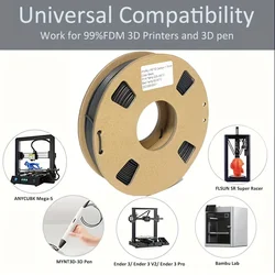 PINRUI 고인성 탄소 섬유 PETG PLA 필라멘트, 3D 인쇄용, 250g, 무습, 우수한 층 접착