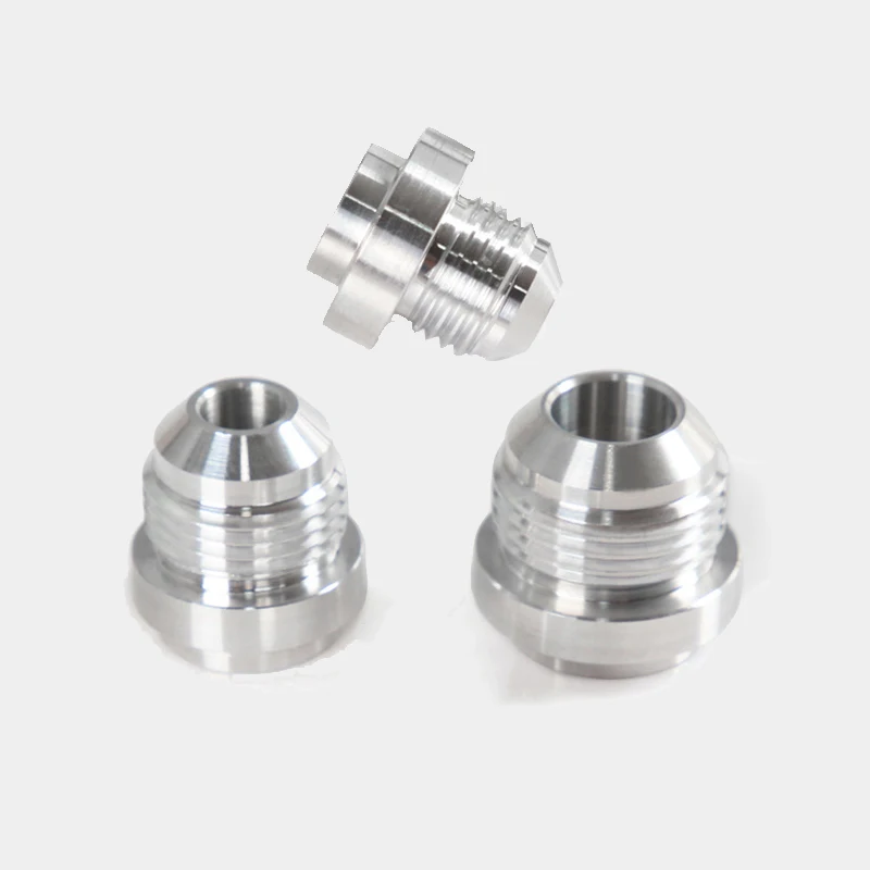 AN3 AN4 AN6 AN8 AN10 AN12 AN16 AN20 Aluminum Weld on Fitting Bung Nut Valve Cover Catch Can High Quality