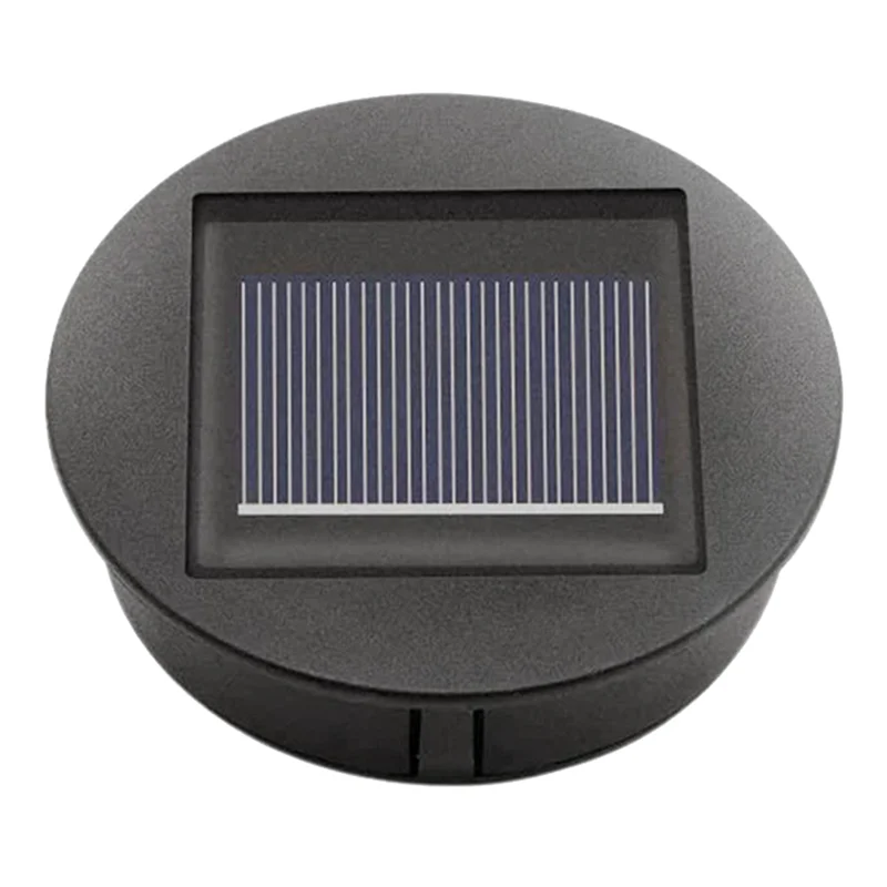 4 pièces LED lumières solaires remplacement lanterne solaire supérieure panneau solaire alimenté lanterne couvercle lumières pour voie extérieure cour facile à installer