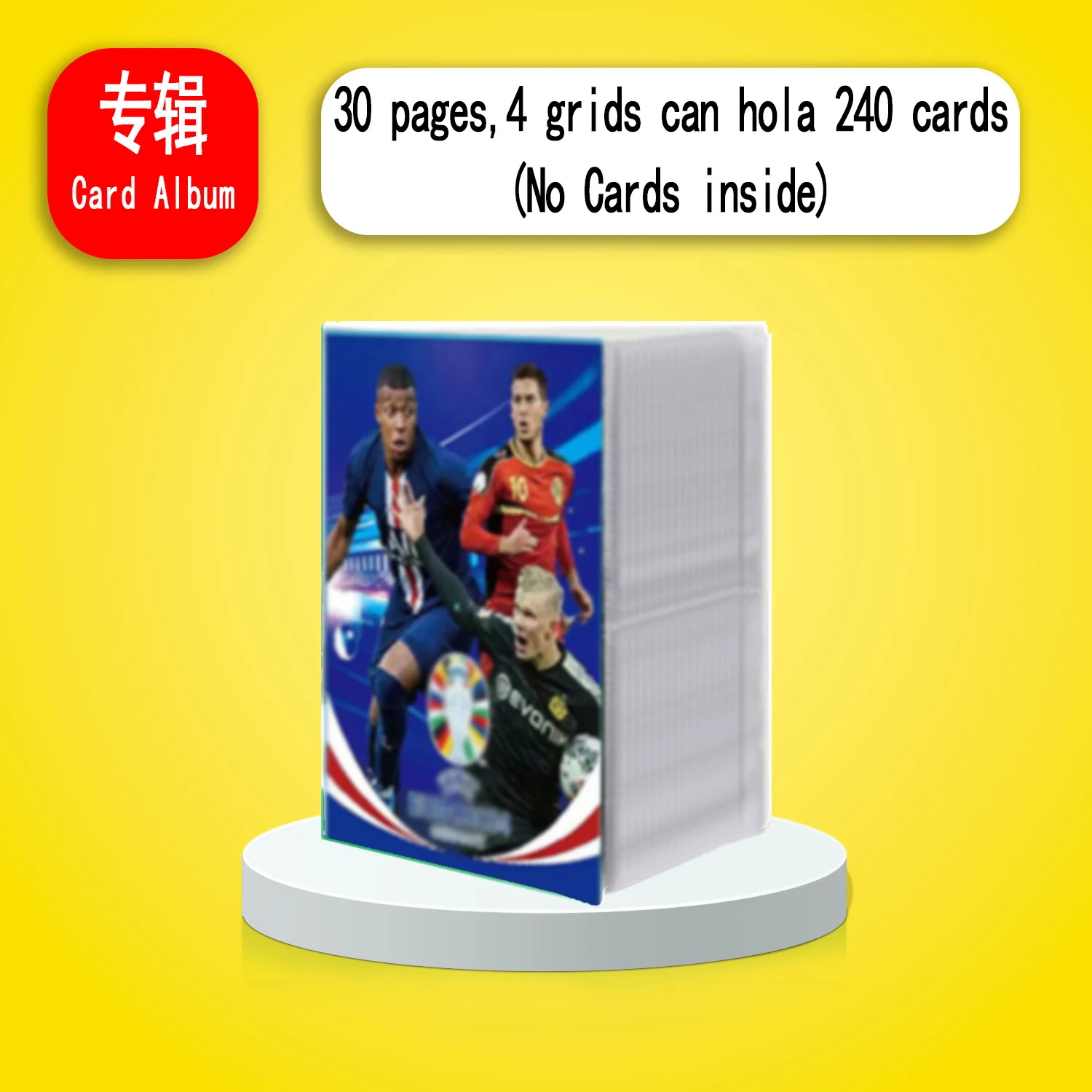 Black Blue Football Card Album Map Letter Holder Binder 240pcs Star Card Box Collection Album Book Folder Kid Toy Gift 2023 New