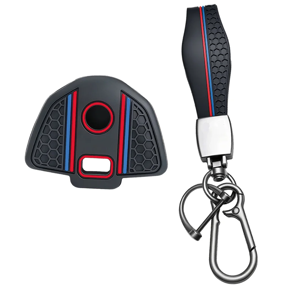 Remote Key Cover For BMW F650GS F700GS F800GS F800ST K1200R K1200S K1300R K1300S K1600GT K1600GTL With Wrist Strap And Carabiner