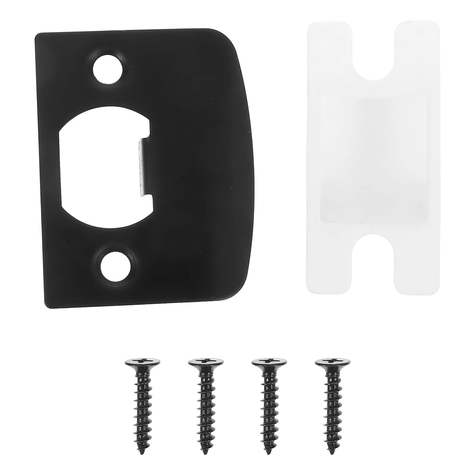 

Door Lock Guide Plates Reinforcement Stainless Steel Deadbolt Installation Strike Plates For Doors Security Hardware