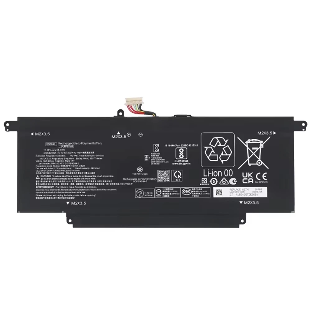 SS06XL Battery for HP Elite Dragonfly G3 M64310-271 M73476-005 11.58V 68.4Wh/5673mAh