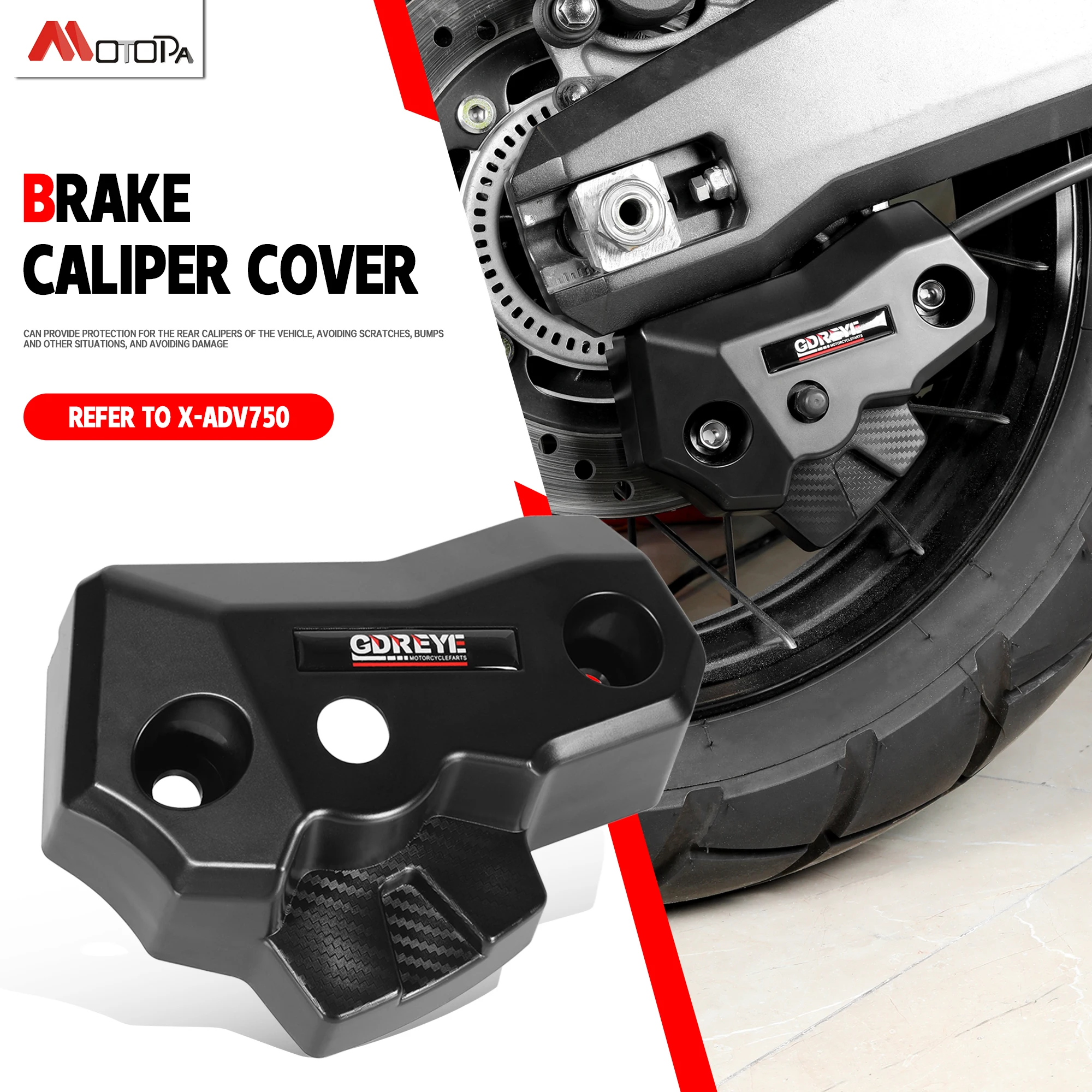 

Защитная накладка на задний суппорт GDREYE для мотоцикла XADV 750 2017-2026, аксессуар для защиты заднего тормозного суппорта