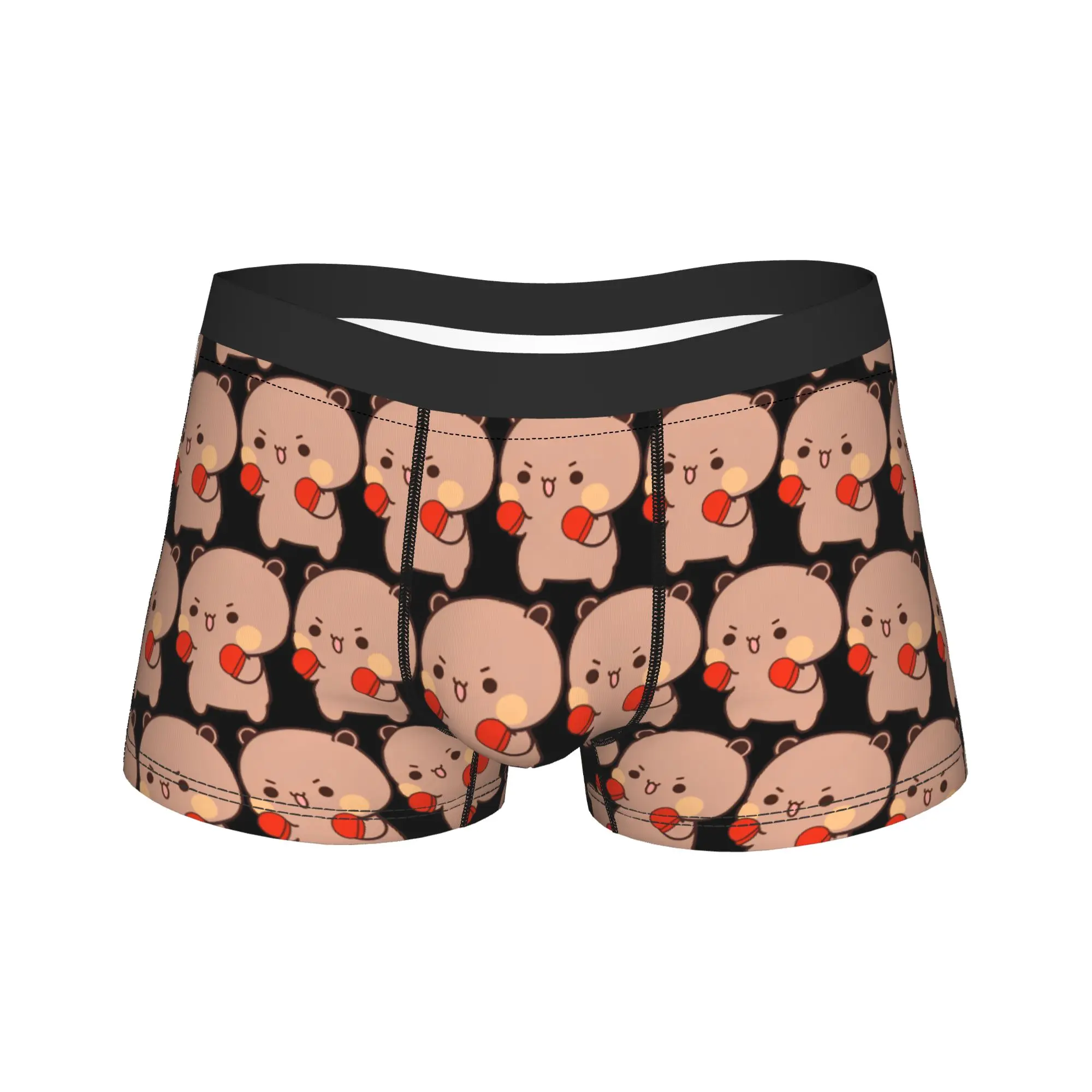 

Нижнее белье с воздушным шаром Peach And Goma Bubu Dudu, мужские трусы с милым медведем, сексуальные мягкие трусы на заказ, горячая распродажа, трусы-боксеры большого размера