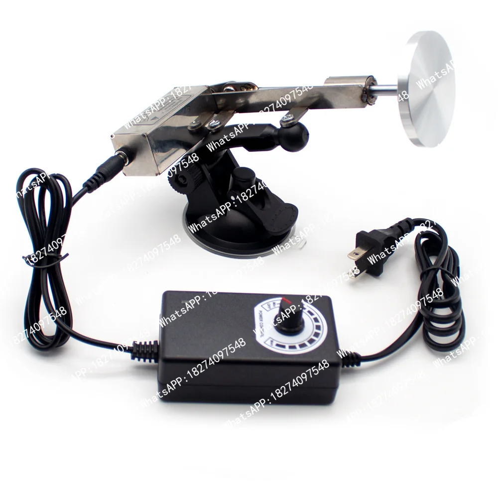 Mini Telescopic Linear Actuator with 60MM Aluminum Plate 39MM Stroke Reciprocating Mechanism Motor 12V 30-190RPM Adjustable