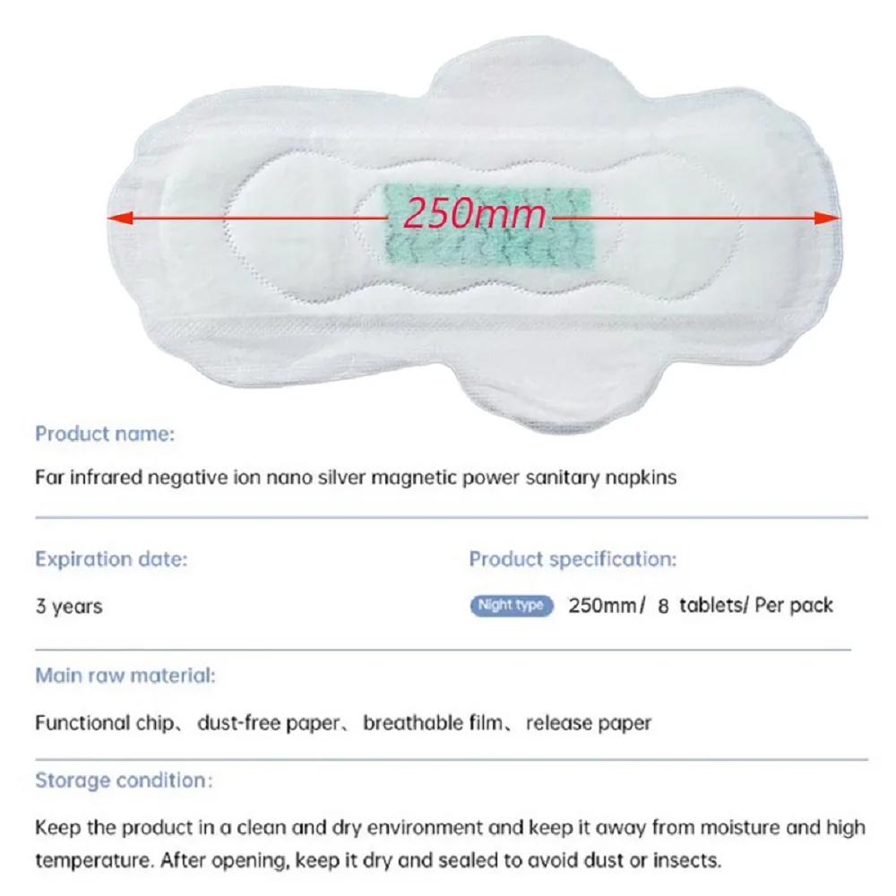 6 حزمة = 30 قطعة منديل صحي للنساء منصات الحيض النظافة الأنثوية منصات يومية رعاية التمريض فترة الحيض الفوط الصحية XL-حجم #5