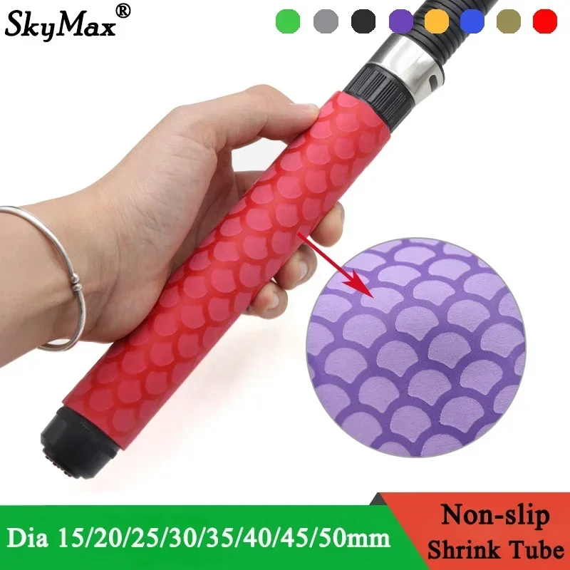 

1/3Pcs Non Slip Heat Shrink Tube Fishing Rod Wrap Anti Skid Bicycle Handle Insulation Protect Racket Grip Waterproof Cover