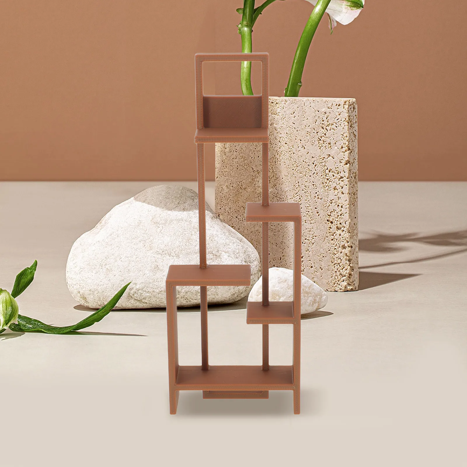 Estantería decorativa en miniatura para casa de muñecas, estante de almacenamiento a escala 1:12, vitrina pequeña, muebles, accesorios DIY