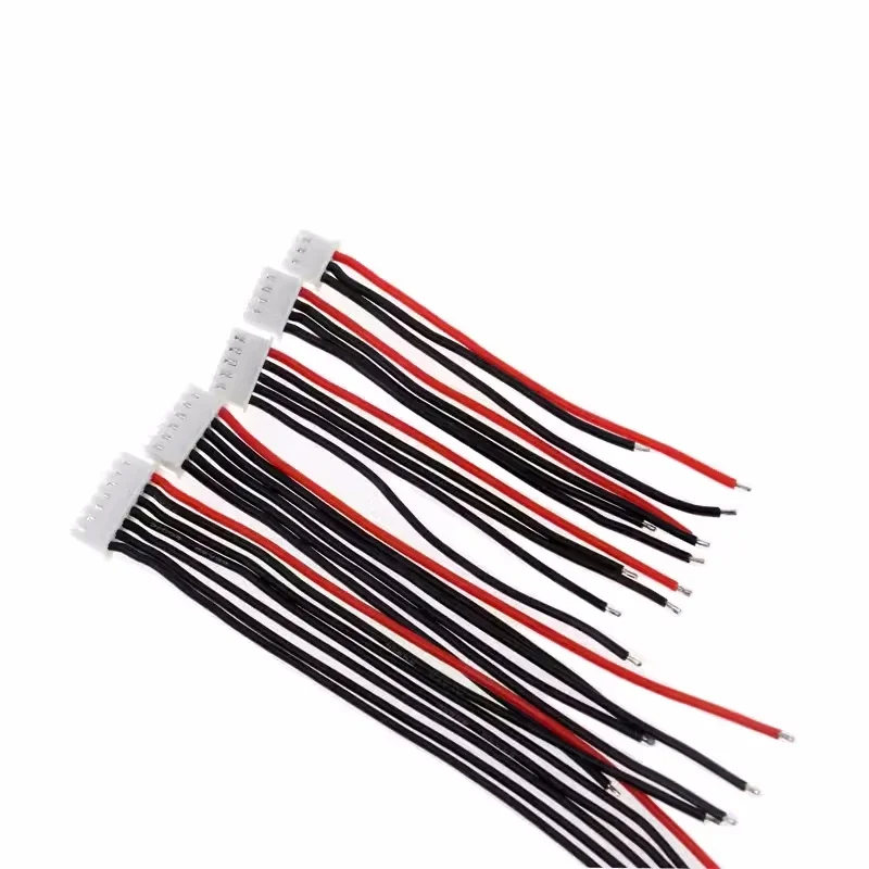 JST XH 2.54mm Female Socket Lipo Battery Balance Wire Extension Charger Plug Connector 22AWG Silicone Cable 1/2/3/4/5/6/7S