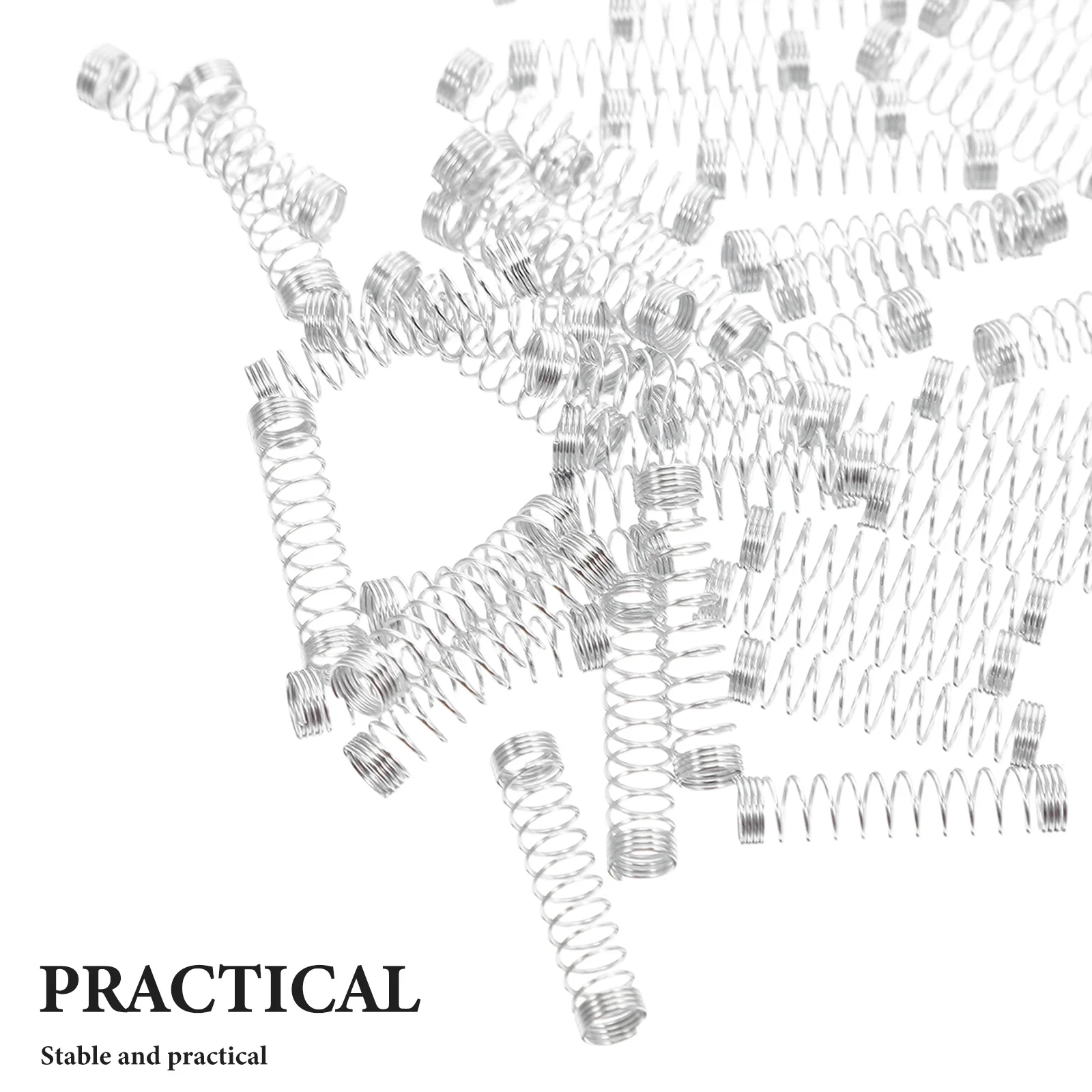 50Pcs Ballpoint Pen Spring Stainless Steel Compression Replacement for Gel Pen Click Mechanism Mechanical Return Office