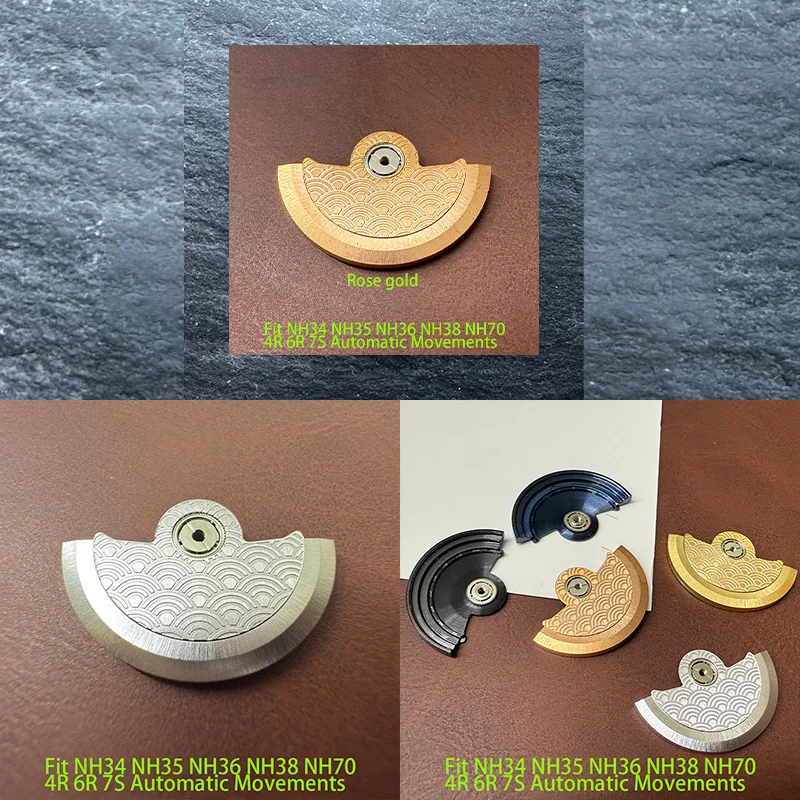 

Mechanical Watch Movement Watch Component Automatic Hammer Rotor Fits for NH34 NH35 NH36 NH38 NH70 4R 6R 7S Movement Watch Parts