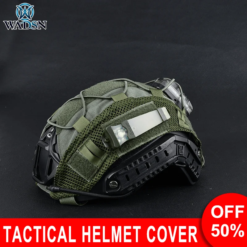 Wadsn Tactical Helmet Cover Airsoft Helmet Cover Accessories Nylon Cloth Elastic Scalable Helmet Cover For MH PJ BJ Fast Helmet