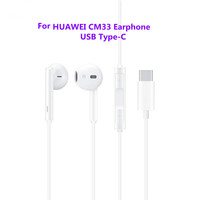 CM33 Original P60 Earphones Eerbuds USB C/Type C Microphone Volume Control For HUAWEI P40 P20 Pro Mate 70 50 40 20 RS X 10 Pro