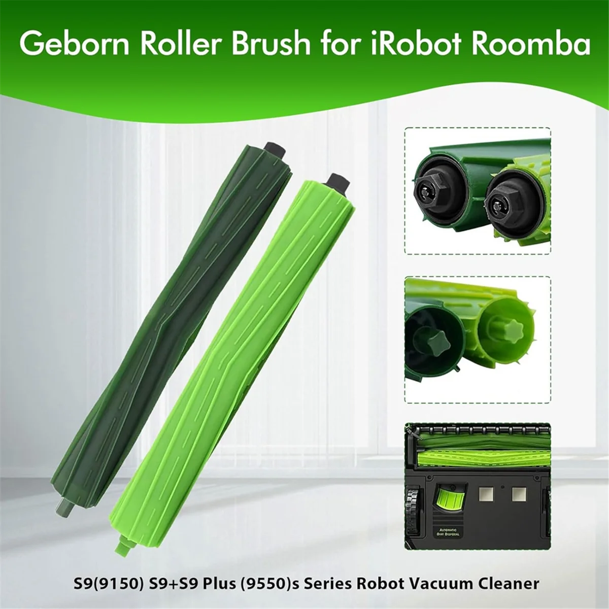 อะไหล่ตัวกรองสำหรับ iRobot Roomba S9 (9150) S9 + S9พลัส (9550) S ชุดเครื่องดูดฝุ่นแปรงข้างหลัก
