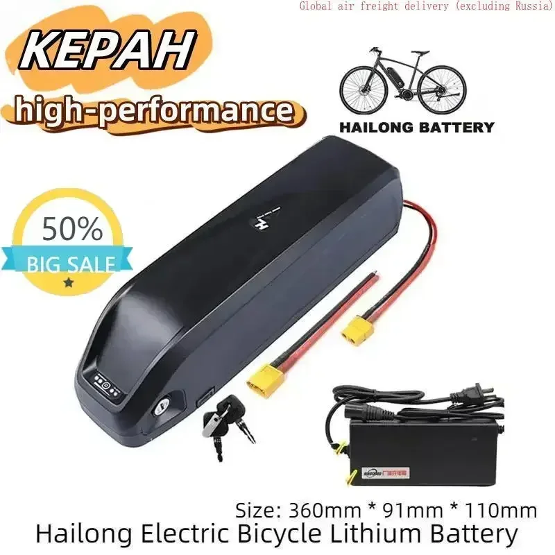 

for 52V Hailong Electric Bicycle Lithium Battery Polyester DP-9 18650 Battery 1500W BMS with Charger Modified Electric Bicycle