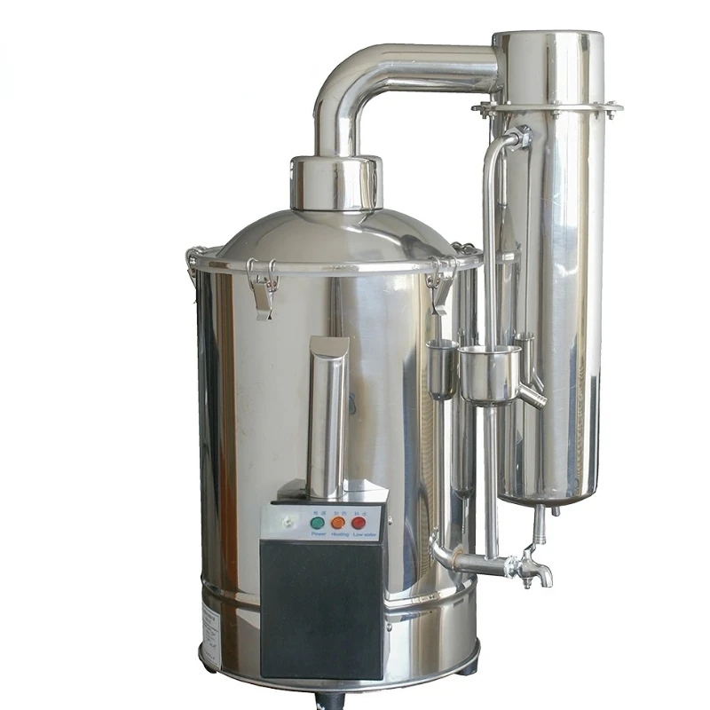 DZ20Z 5L/h 10L/h 20L/h electric heating water distiller stainless steel water distiller laboratory distillation equipment