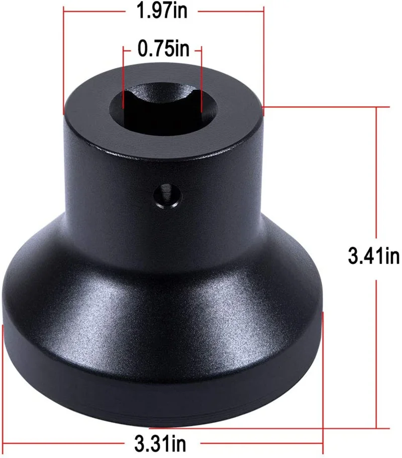 Centre Lock Wheel Nut Socket for Porsche 991 Cayman Panamera Centerlock Removal Install Tool 3/4\