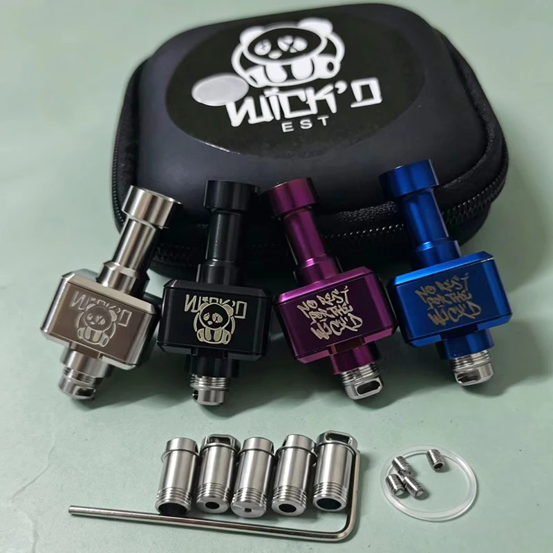 Rebuildable Wick'd REVIV'D RBA Bridge Rba 6 Air Pins for BB / Sxk Billet / Boro Tank/Q-Bot MNCH Collab /mission Xv trim pa