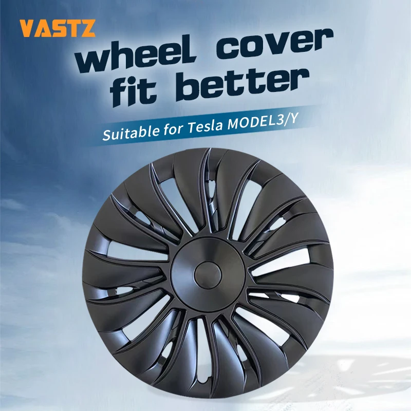 

VASTZ Model Y 19 Inch Hub Cap 4PCS Wheel Cover Performance Replacement LHD RHD for Tesla Model Y 2018 to 2023 Cover Accessories