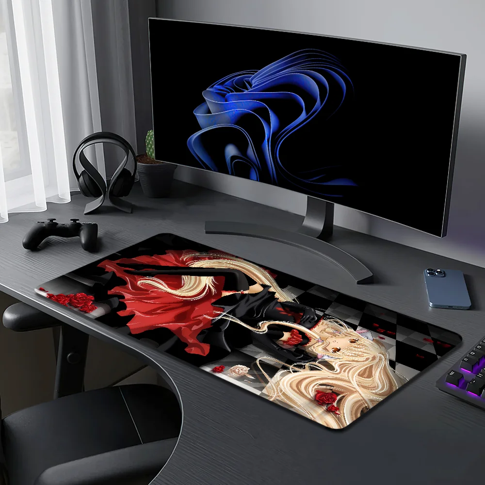 Classic Anime C-Chobits Girl Mouse Pad Computer Laptop Gaming Office Wrist Guard Non Slip Keyboard Pad