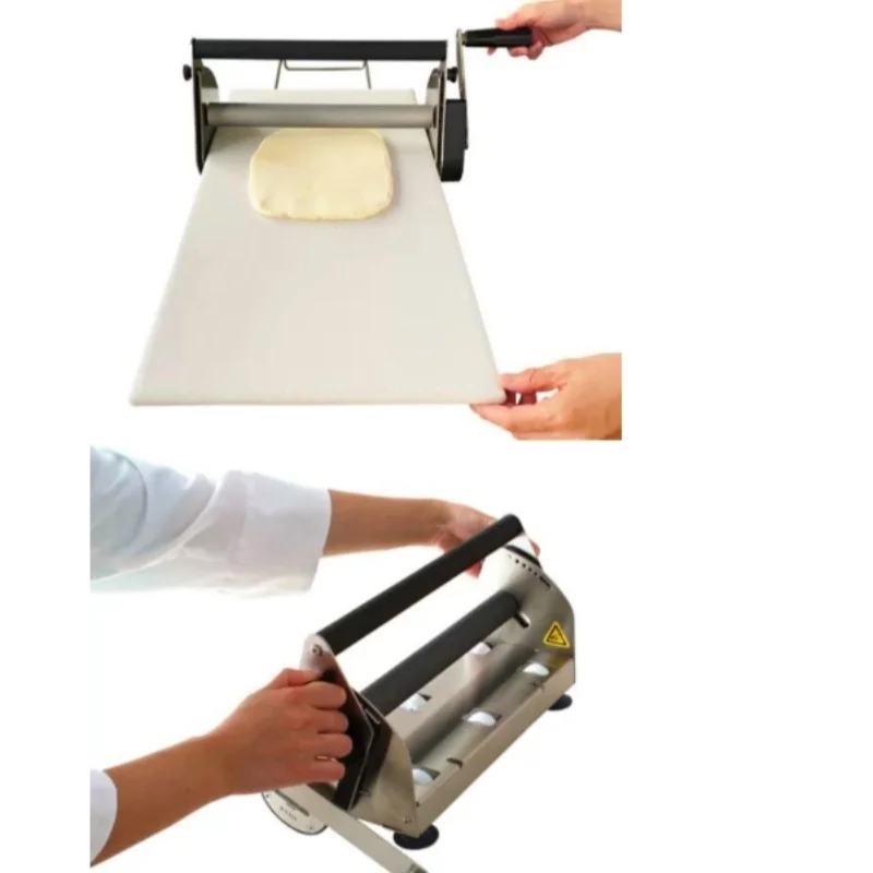 الفولاذ المقاوم للصدأ دليل مخبز البيتزا العجين المغطي بملاءة نفخة المعجنات آلة الخبز الكرواسون صانع #3