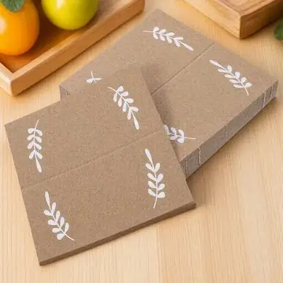 

50pcs Seat Card Paper Desktop Name Cards Table Setting Foldable Place Cards Wedding Party Anniversary Business Holder Practical