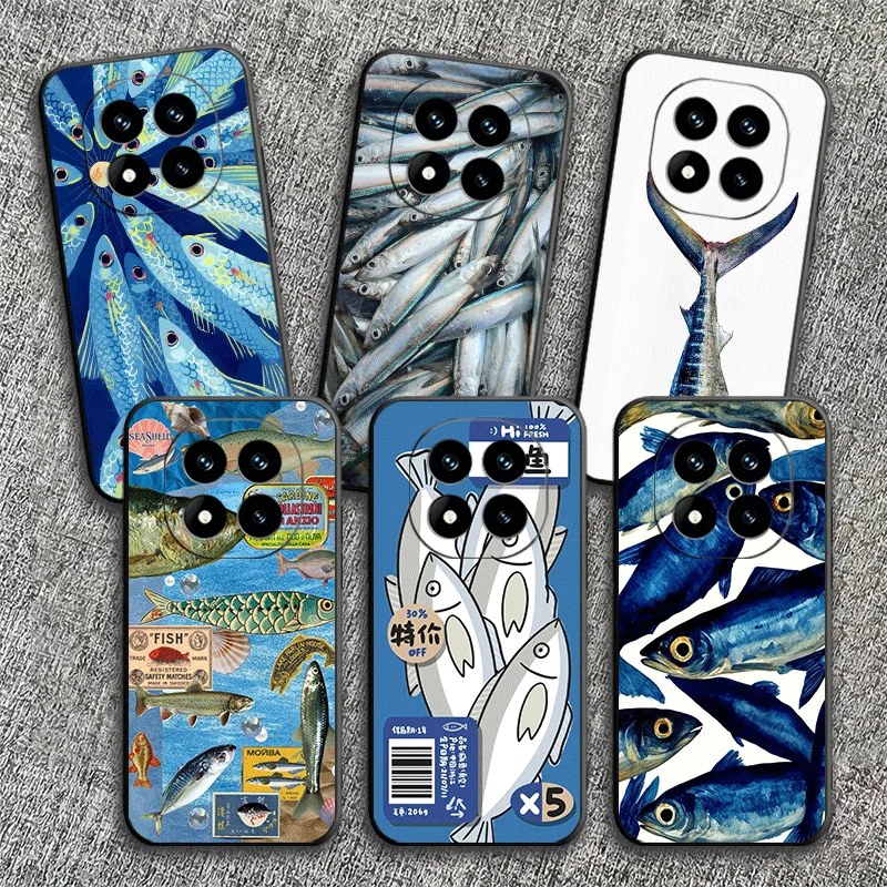 Discounted Salted Fish Soft Phone Case for Xiaomi Redmi Note 12 13 14 15 Pro Plus 11 12S 11S 11T 10 4G Black Cover Back Shell