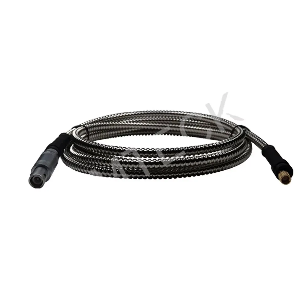 Flexible Stainless Steel Protection Shielding Ultrasonic Cable Armored Probe Cables  Lemos 1-microdot