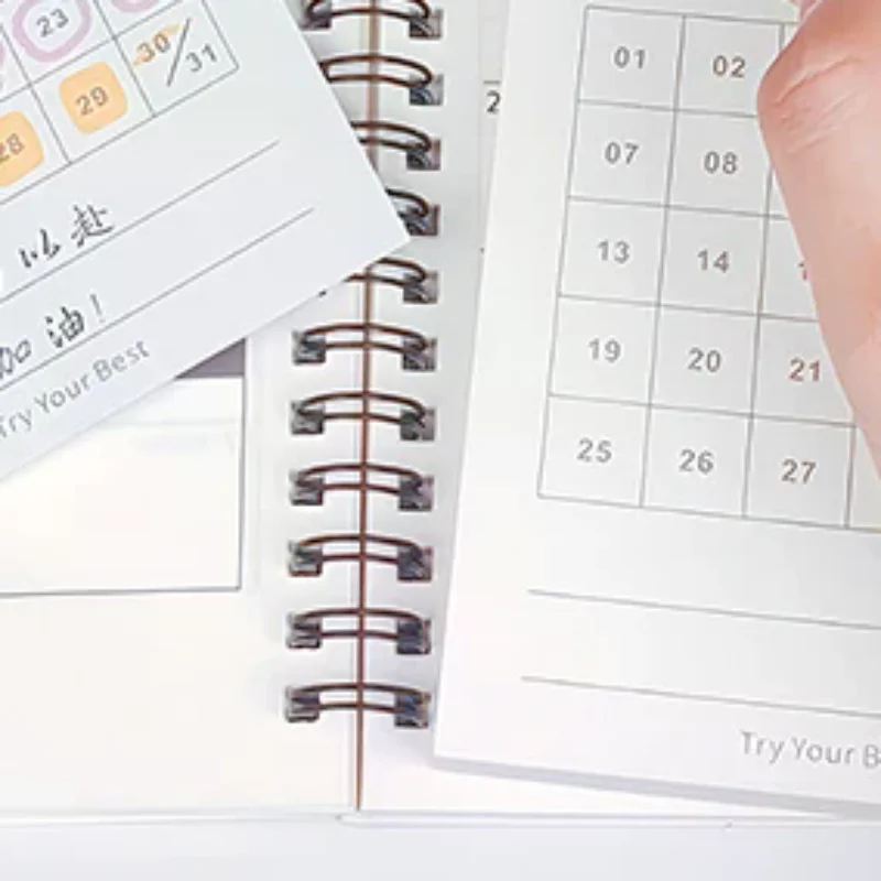 30 Day Self-Discipline Checklist Planner Daily Challenge Notepad Self-adhesive Memo Pads Mini Pocket Checklist Writing Pads