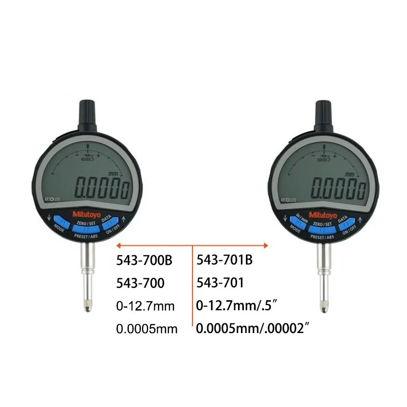 New Model Mitutoyo Digital Indicators,Resolution 0.5um/.00002\