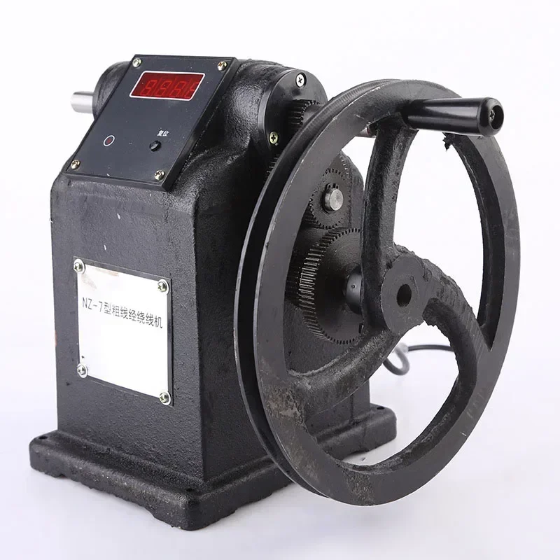 Best Seller First Cross Border Goods NZ-7 Winding Thick Wire Winding Hand Electronic Counter Binding Machine Thick Shaft Hand Wi