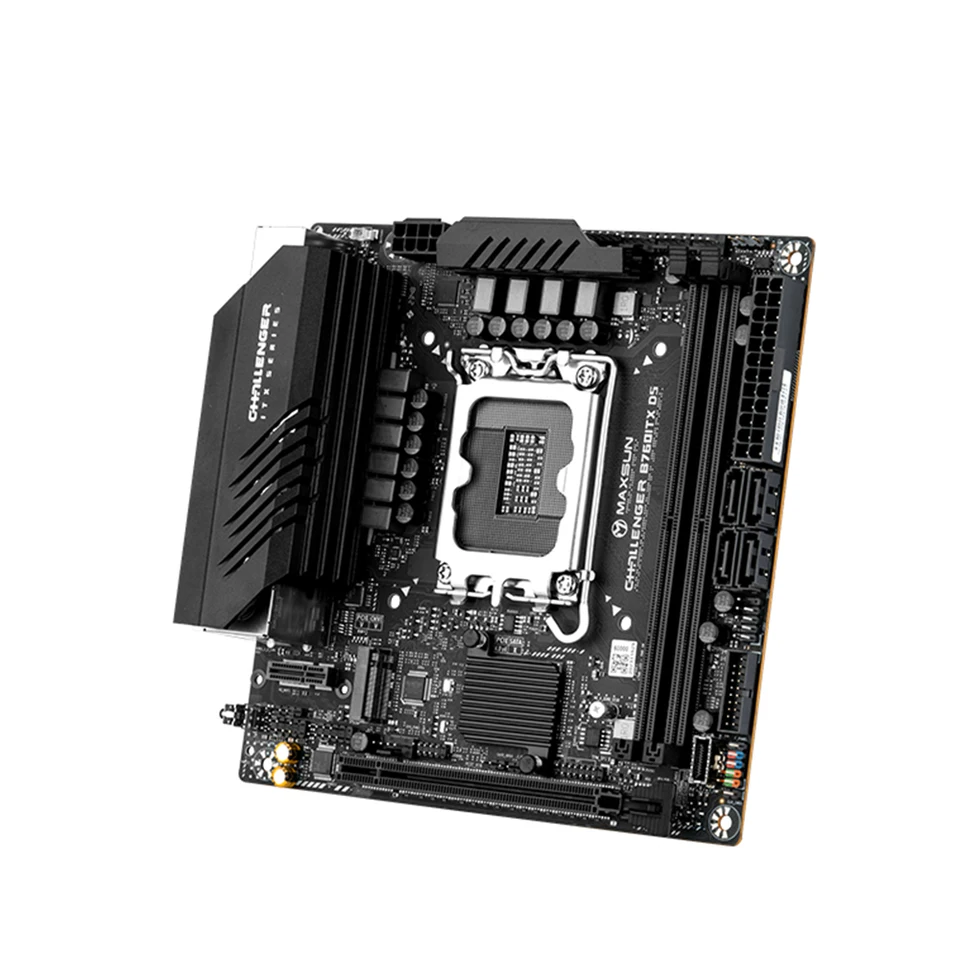 Maxsun-game-マザーボード,b760itx d5,Intel 14,13,4.0世代,コアCPU