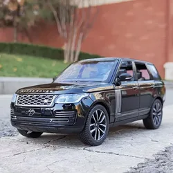 1/24 Range Rover Sports SUV Alloy Car Model Diecasts Metal Off-road Vehicles Car Model Simulation Sound and Light Kids Toy Gifts