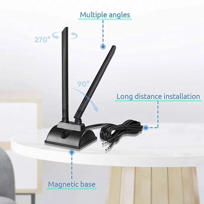 4G LTE Aerial TS9 C Magnetic Base MIMO Antenna 6Dbi For Mifi Mobile Hotspot Router Huawei E5577 E5573