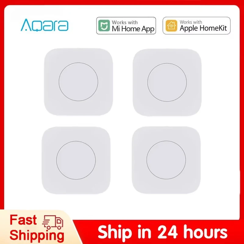 Aqara Wireless Mini Smart Switch Zigbee Sensor One Key Control Button Smart Remote Control Automation For Homekit Xiaomi Mijia