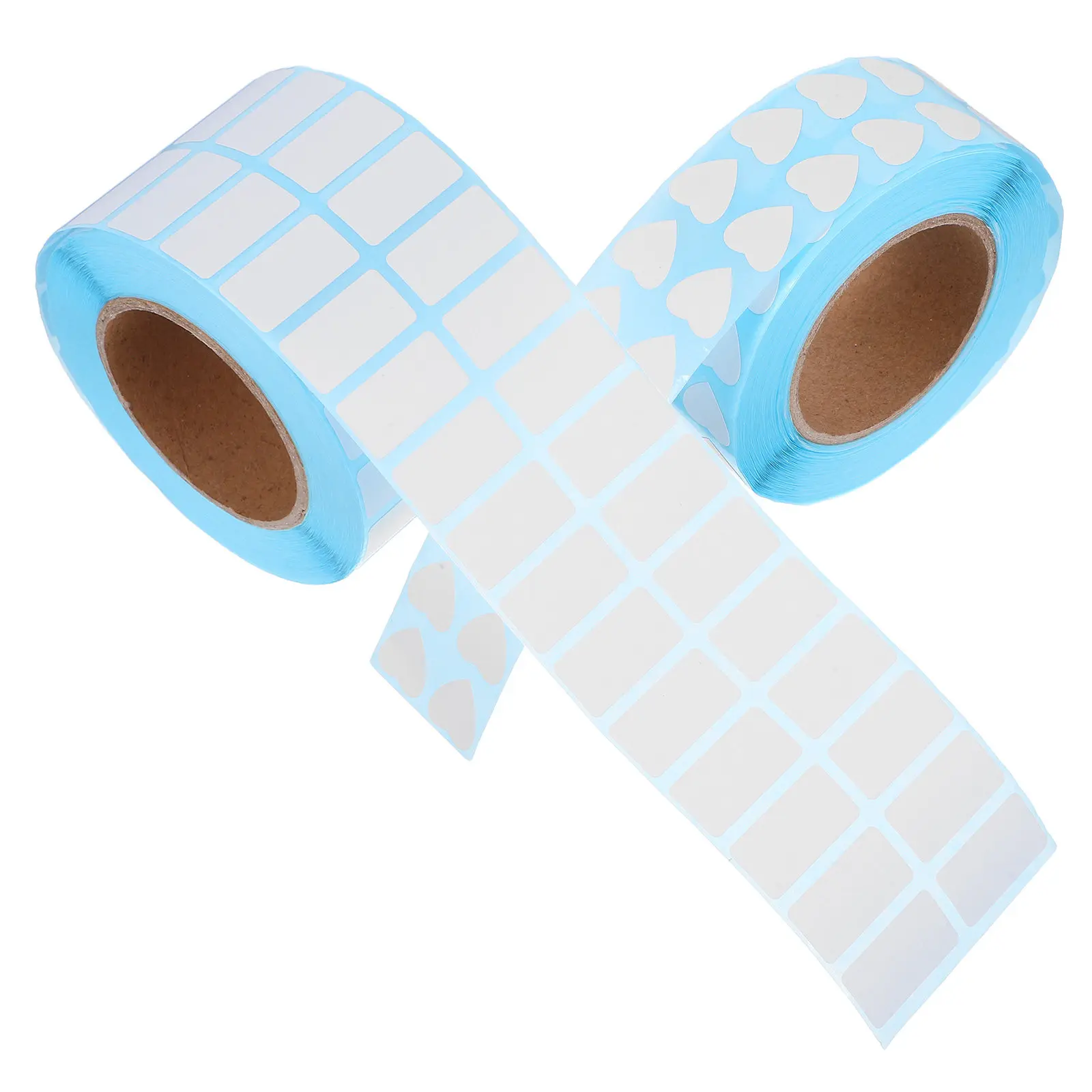 

2 Rolls Versatile Writable Blank Sticker Labels Self Adhesive Removable for Diamond Paint Beads Storage Containers Glass Bottles