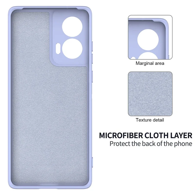 For Motorola X50 UITRA MOTO EDGE 50 FUSION Case Lanyard Solid Color Liquid Soft Silicone Anti-fall Back Cover