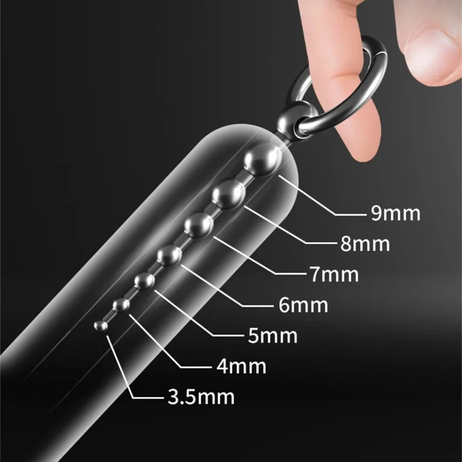 Stainless Steel Urethra Catheter Sound Penis Plug Bead Horse Eye Stimulation Metal Urethra Dilator Adult Sex Toys For Men