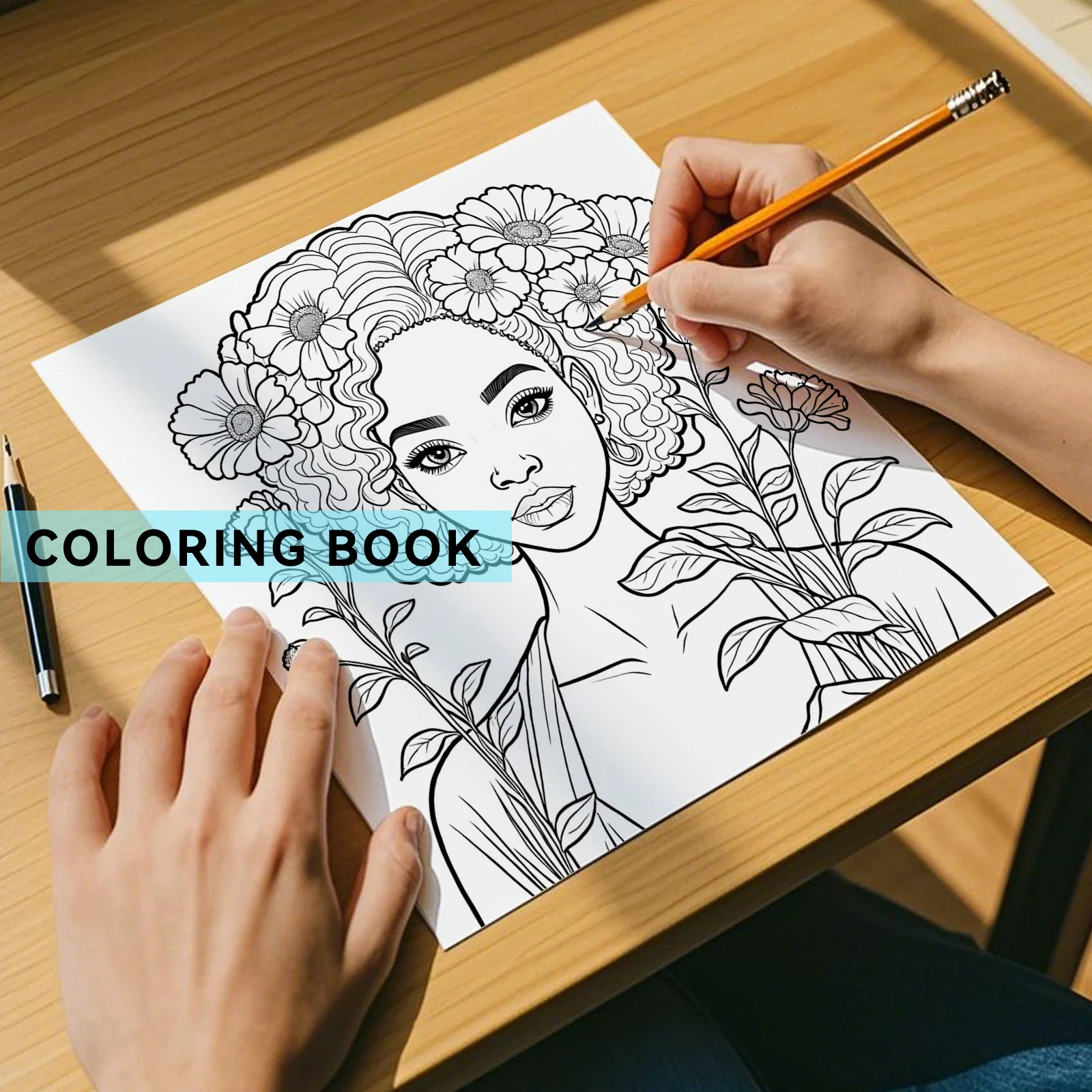 1pc Libro da colorare artistico 24 pagine Ragazza Modelli Regalo per la festa di compleanno Alleviare lo stress Kill Time Graffiti Pittura Disegno per adulti