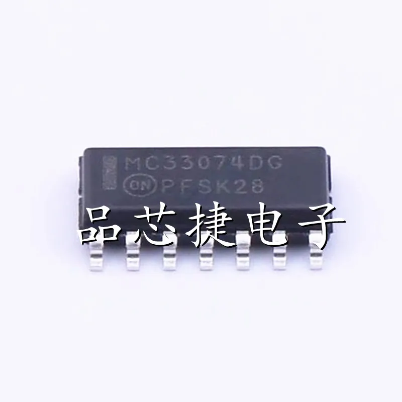 10pcs/Lot MC33074DR2G Marking MC33074DG SOIC-14 Single Supply Operational Amplifiers