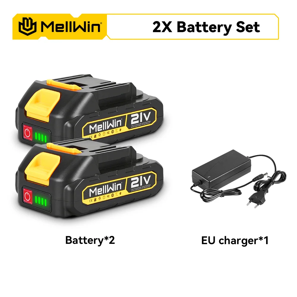 MELLWIN 21V 1500mAh Wiederaufladbarer Lithium-Akku-Pack 5/10/15 Zellen für Makita 18V Akku-Pin Elektrowerkzeuge – Detail 18