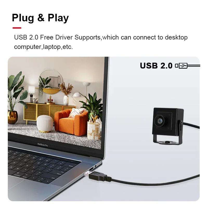 

In stock New 4200 Imx385 2MP Distortionless Android USB Machine Vision Camera 4.3mm 80Degree Low Light Level Backlighting 1920x1