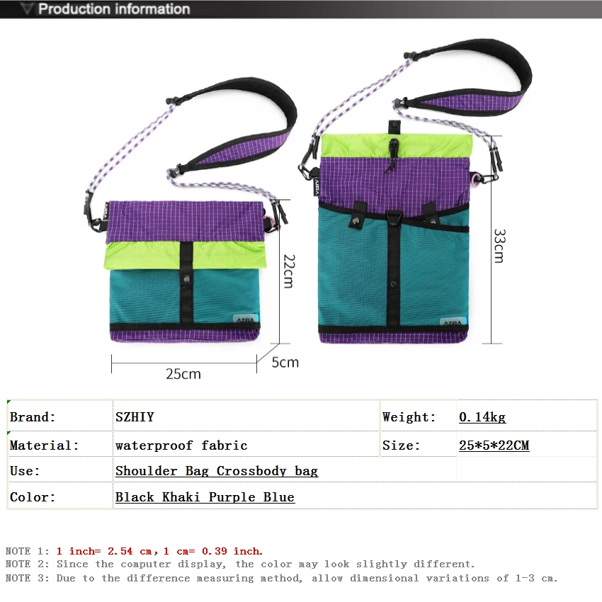 Outdoor Crossbody Purse for Girls Macaron Multifunctional Sports Shoulder Bag Men Universal Medium Waterproof Women Small Pocket