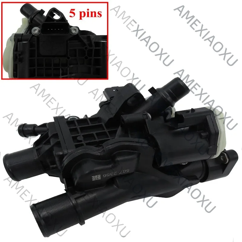 

Thermostat Assembly For Ford C-Max Kuga Galaxy Focus Mondeo 2.0 TDCI Citroen DS4/5 C4/5 2.0 Blue HDi Peugeot 2.0 2009- 2264810