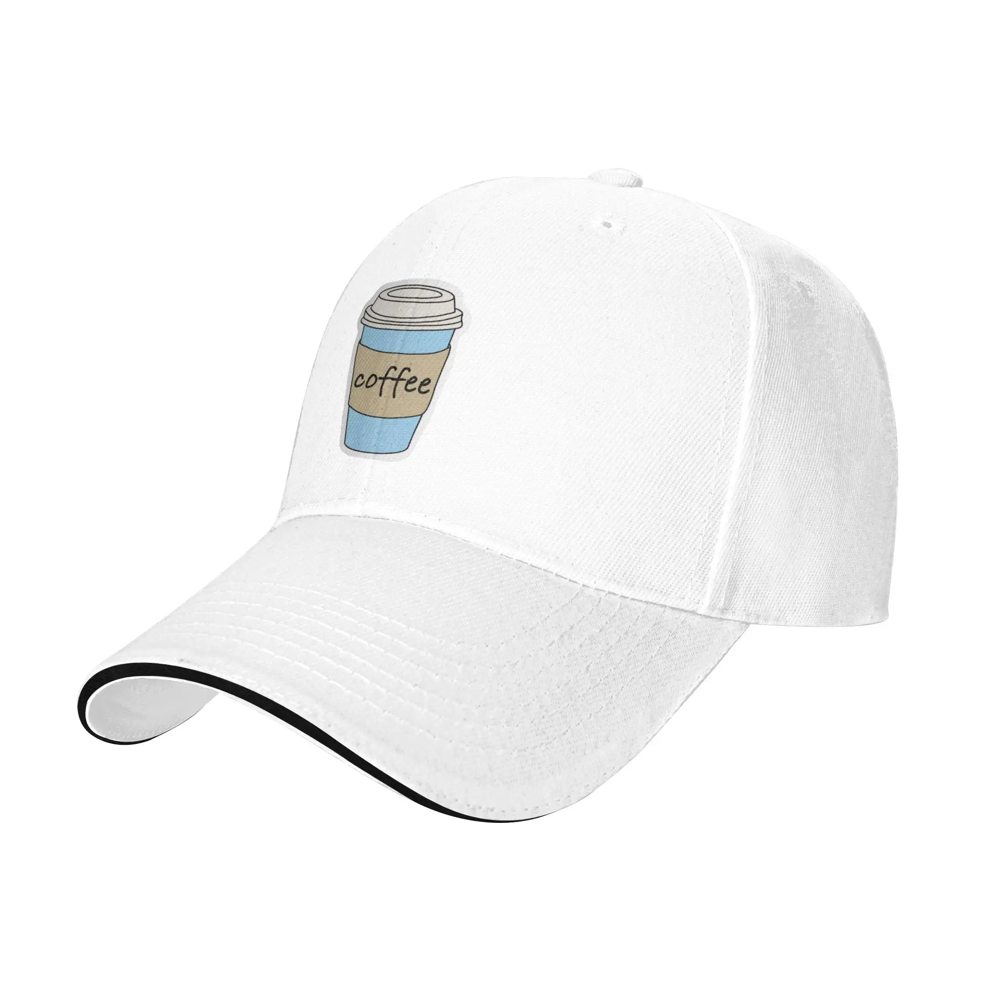 blue coffee cup doodle Gift For Children Men Women A Baseball Cap Hat