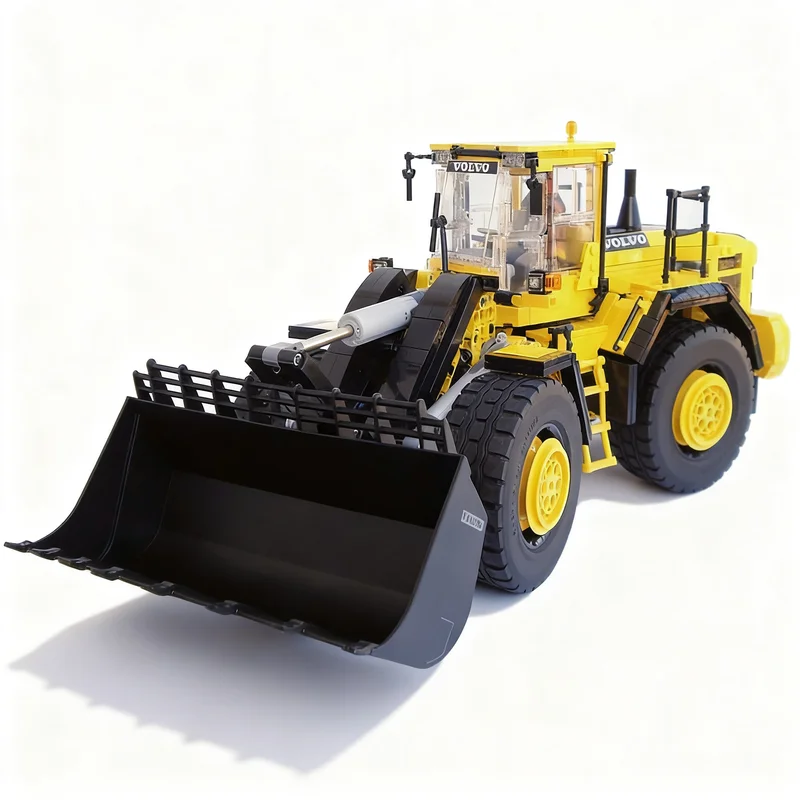 NEW 1568PCS Moc Creative Ideas Technology ChildToy Gift DIY City Engineering RC Volved L250G Wheel Loader Model Assembly Puzzle