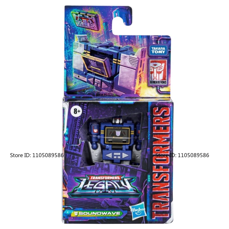 새로운 재고 트랜스포머 G1 시리즈 CR 사운드웨이브 인기 장난감 액션 피규어 스튜디오 장식품 휴일 선물